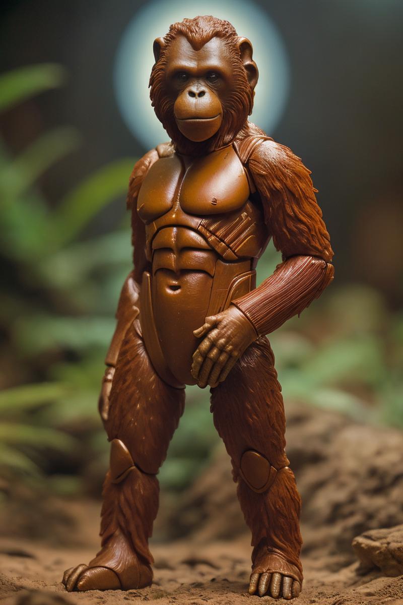 04453-2574875212-art by Chesley Bonestell, Plastic Action Figure  of a Orangutan, cinematic lighting, depth of field, bokeh, realism, photorealis.png